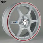 SSP
15"X6.5"
GLOSS WHITE/RED STRIPE
