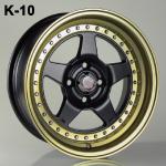 K-10
15"X8.0"
MATT BLACK/BRONZE LIP
