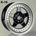 K-10
15"X8.0"
BLACK/MACH. LIP
