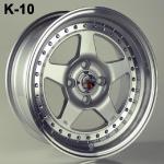 K-10
15"X8.0"
SILVER/MACH. LIP
