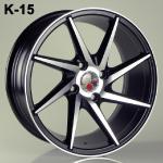 K-15
15"X7.0"
MATT BLACK/MACH. FACE
