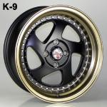 K-9
15"X8.0"
MATT BLACK/BRONZE LIP