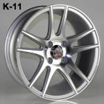 K-11
15"X7.0"
SILVER/MACH. FACE
