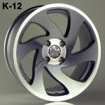 K-12 LS
15"X8.0"
SILVER/MACH. FACE