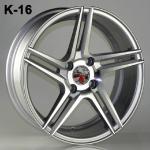 K-16
15"X7.0"
SILVER/MACH. FACE