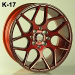 K-17
15"X8.0"
CANDY APPLE RED BRUSH FACE