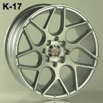 K-17
15"X8.0"
SILVER BRUSH FACE